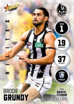 2020 Select AFL Hilites #SH1 Brodie Grundy Front